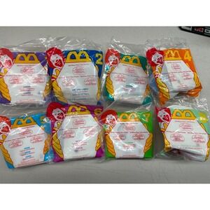 McDonalds Happy Meal Toys Aladdin King of Thieves Set 8 Unopened 1996